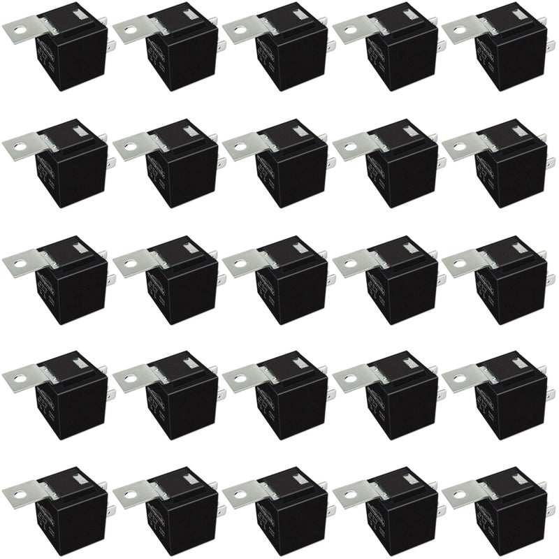 irhapsody Relay 12V 5-pin 40/30AMP Automotive Relay Kit, SPDT 5-Prong Power Trim and Tilt Relay - Image 1